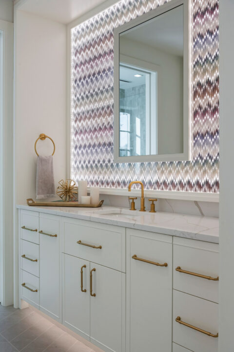 Custom Back-Lit Bathroom